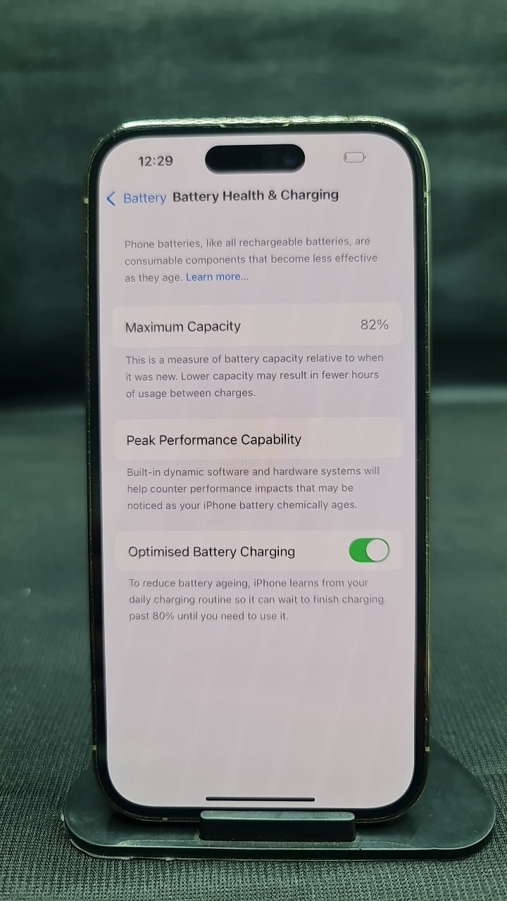 Apple iPhone 14 Pro (6 GB/256 GB) battery_health photo