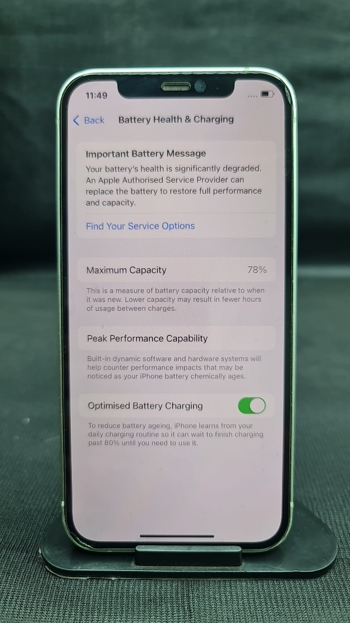 Apple iPhone 12 (4 GB/64 GB) battery_health photo