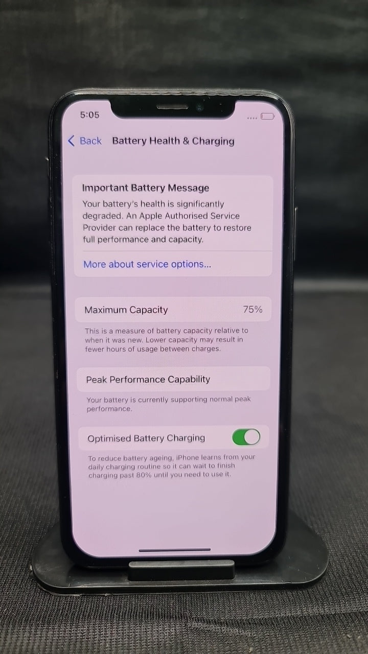 Apple iPhone X (3 GB/256 GB) battery_health photo