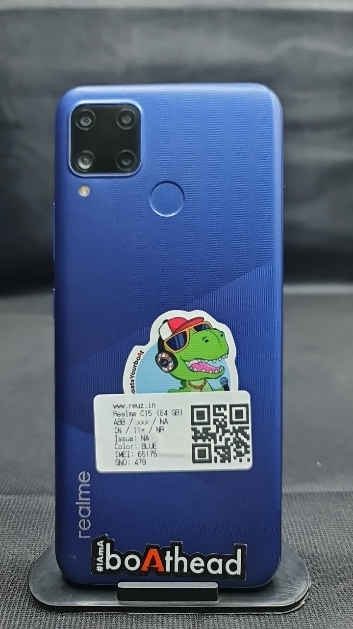 Realme C15 (4 GB/64 GB) back photo