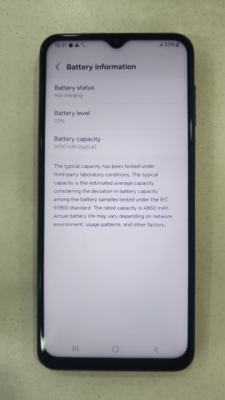 Samsung Galaxy F23 5G (6 GB/128 GB) battery_health photo