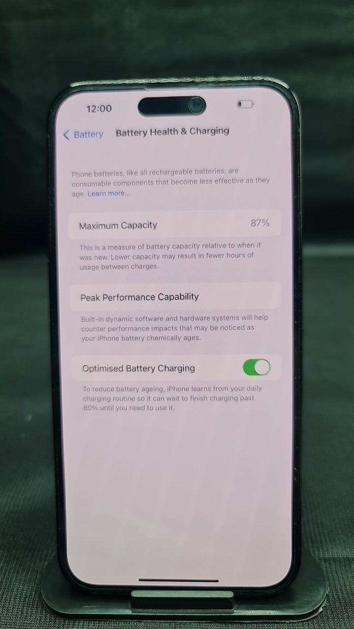 Apple iPhone 14 Pro Max (6 GB/256 GB) battery_health photo
